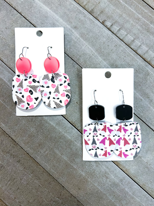 Valentine’s Day Gnome Earrings