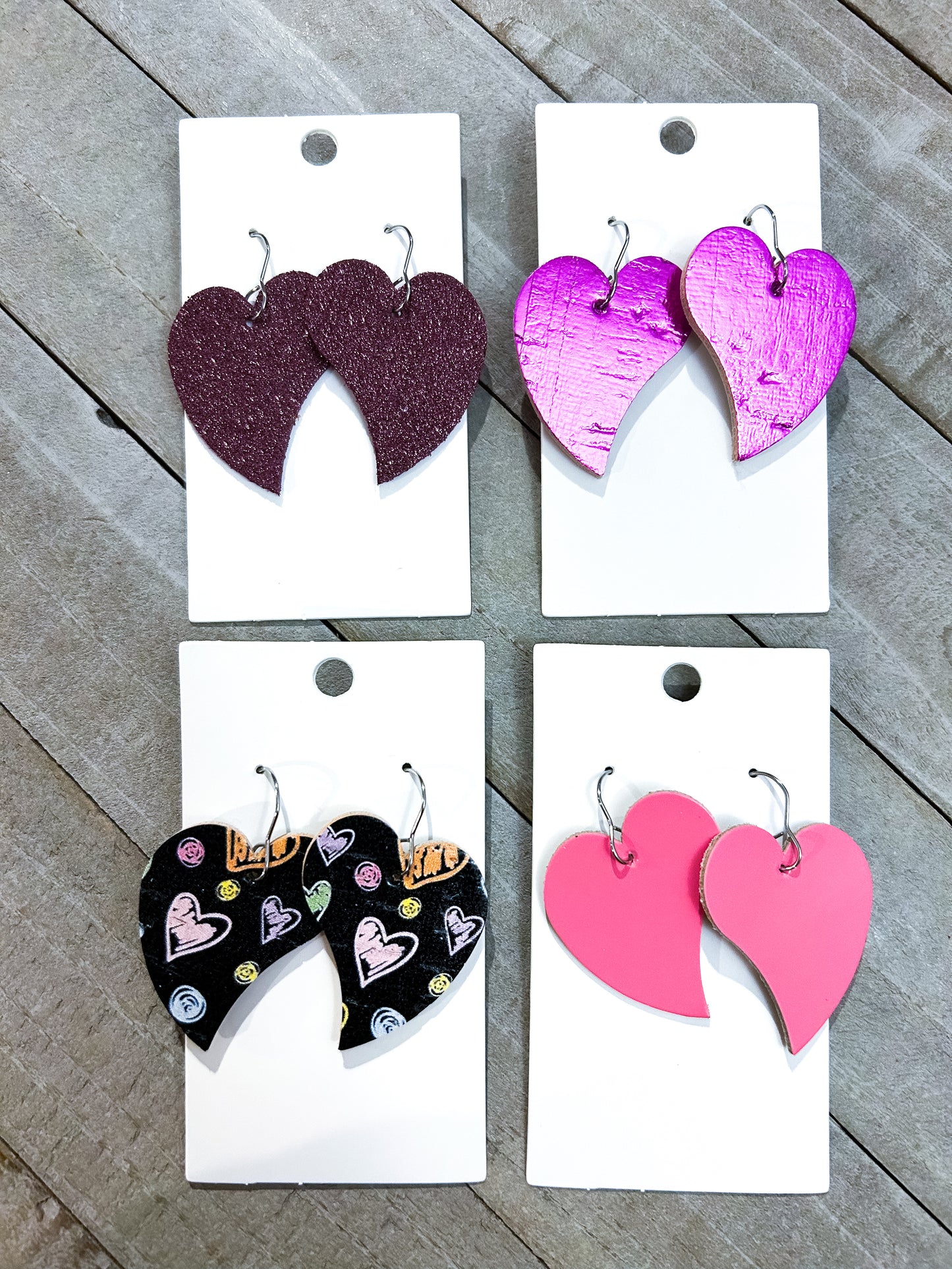 Valentine’s Day Whimsical Heart Earrings