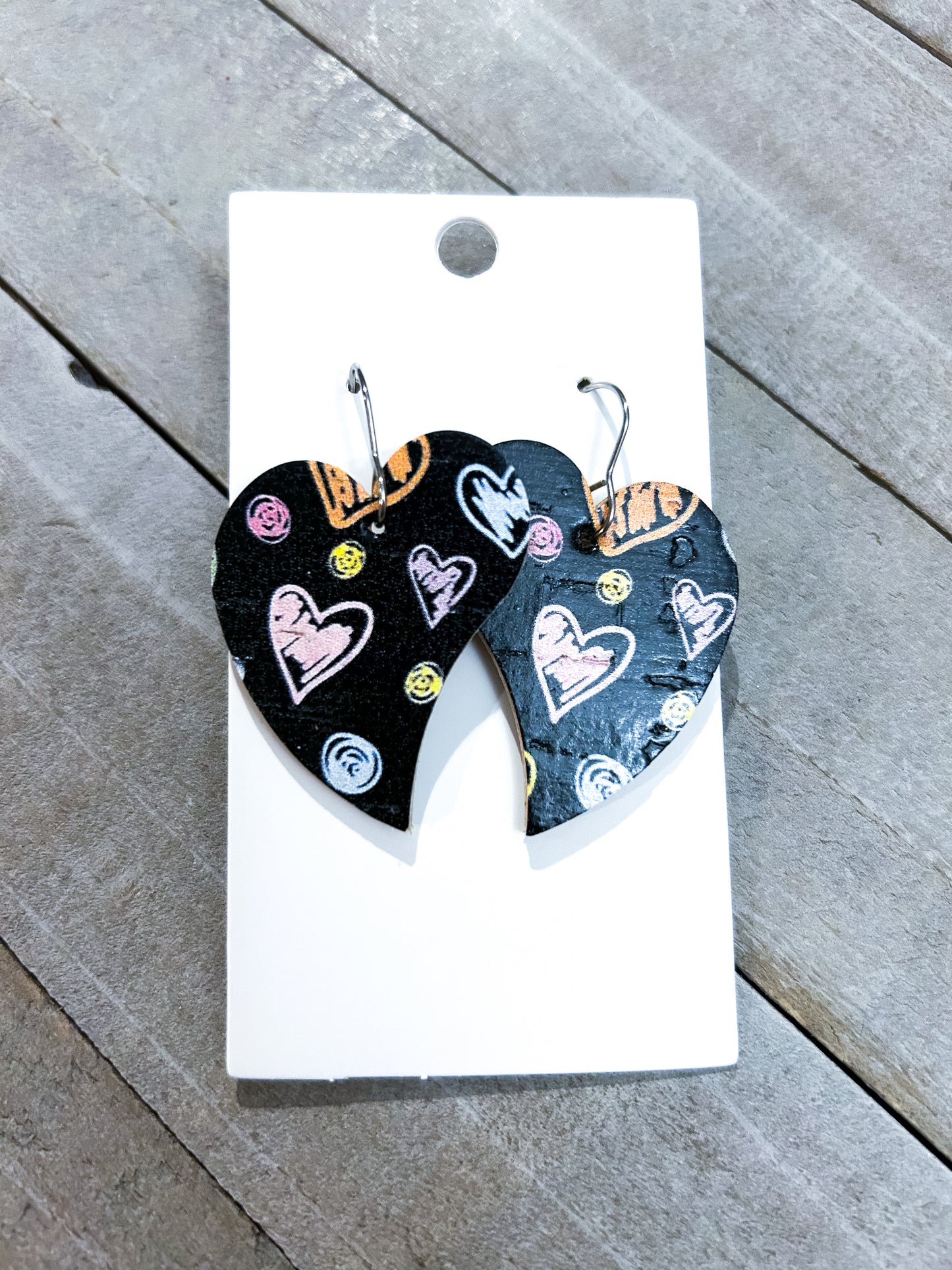 Valentine’s Day Whimsical Heart Earrings